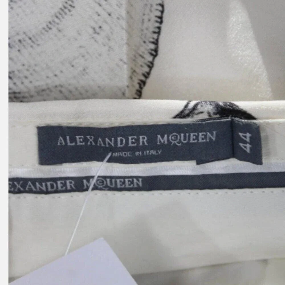 Alexander McQueen 💕Cabinet of Shells Print Kickabout Trousers Pants 44 US 8